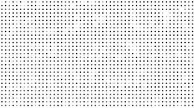 Beyaz 4k Canlandırılmış yarım ton noktalı doku grunge soyut arkaplan