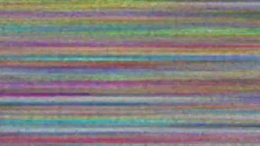 4k rgb arıza efekti grunge loop motion background, 90 'ların teknoloji konsepti, hasar vhs. Kazıma ve grungy etkisi için uygun