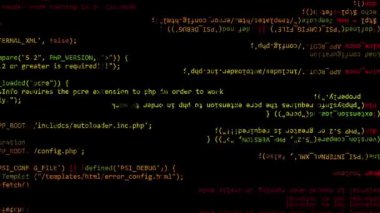 Bilgisayar programlama hatası, sistem hackleme konsepti, hackleme videosu, siber güvenlik, kodlama ve bilgi teknolojisi
