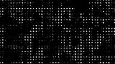 4k yarım tonluk animasyon noktalı doku, yüksek teknoloji konsepti animasyon
