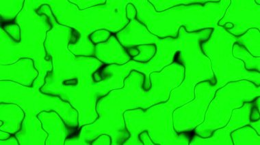 4k yeşil ekran dijital fraktal doku soyut hareket döngüsü arkaplan, ağ oluşturma ve iletişim konsepti