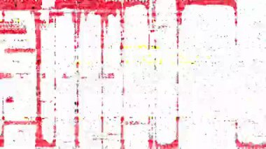 4k statik Analog Glitch Soyut Arkaplan Döngü Animasyonu, Dijital Hasar VHS etkisi, Grunge tarama hattı paraziti, CRT Geçişi