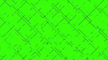 Yeşil ekranda hareket eden ve boş noktaları olan yüksek teknoloji devresi, dijital iletişim, bulut hesaplama, işleme kavramı. Ana kartta veri akışı