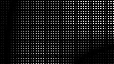 desen yarım ton noktalarını ve ızgara animasyonu soyut arkaplan, monokrom vintage tarzında pürüzsüz döngü