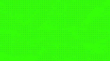 yeşil ekran yarım ton noktaları ve ızgara soyut arkaplan döngü animasyonu, katman için doku örtüsü, tonu