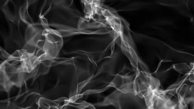 monokromatik alev, gerçekçi duman döngüsü animasyonu, birleşim ve vfx için örtüşür