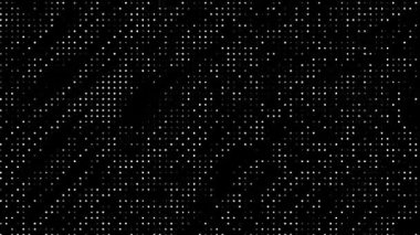 Noktaların titreşimi, teknoloji için hareket tasarımı ve yarım ton etkisi ile soyut arkaplan