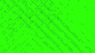 yeşil ekran (kroma anahtarı) dijital yarım tonlu noktalı doku hareket tasarımı, klasik etkiye uygun, modern retro soyut arkaplan