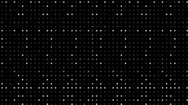 yüksek teknoloji animasyon noktaları ve ızgara yarım ton dokusu soyut arkaplan döngüsü canlandırması