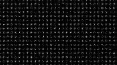 soyut animasyon noktaları ve ızgara yarım ton doku döngüsü animasyon, kusursuz hareket eden noktalı teknoloji koyu arkaplan