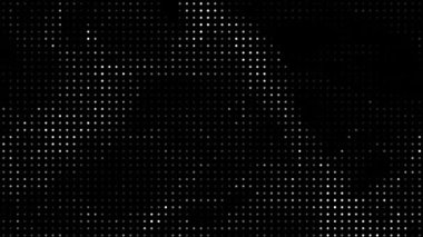 Yarım ton noktalar ve ızgara soyut arkaplan, canlandırılmış retrovintage efekt doku animasyonu