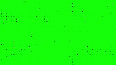 yeşil ekran retro vintage etkisi dijital yarım ton soyut arkaplan, canlandırılmış doku döngüsü animasyonu
