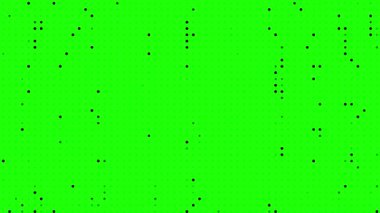 yeşil ekran retro vintage etkisi dijital yarım ton soyut arkaplan, canlandırılmış doku döngüsü animasyonu