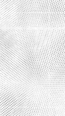 Beyaz yarım tonlu noktalar ve ızgara döngüsü canlandırması soyut arkaplan, modern retro ve eski teknoloji efektleri için örtüşür