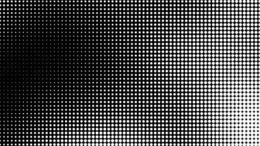 Yarım tonlu noktalı animasyon dokusu siyah arkaplanda izole edilmiş eski moda soyut animasyon