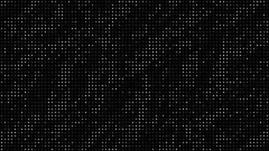 Yarım tonluk canlandırılmış noktalar ve ızgara hareketinin soyut arkaplanı