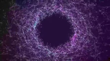 dijital fütürist teknoloji plexus bağlantı animasyonu soyut arkaplan çizgisi