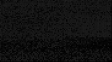 monokrom animasyon noktaları desen döngü animasyonu, modern retro için soyut arkaplan, vintage etkisi