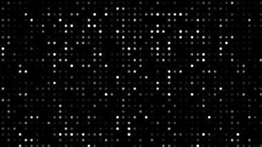 animasyon yarım ton noktalı doku döngü animasyonu soyut arkaplan, üç boyutlu çizim noktaları ve ızgara örtüsü