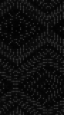 soyut animasyon yarım ton noktalı retro teknoloji arka planı, rastgele noktalar ve ızgaralar, 3d canlandırma canlandırma arkaplanı