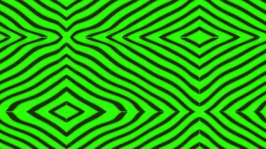 yeşil ekran dijital dalga geometrik desen döngüsü canlandırma soyut arkaplan