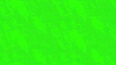 yeşil ekran (kroma anahtarı) yarım tonlu noktalı benekli dokulu döngü animasyonu soyut arkaplan canlandırması