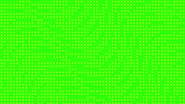 yeşil ekran (kroma anahtarı) yarım tonlu noktalı benekli dokulu döngü animasyonu soyut arkaplan canlandırması