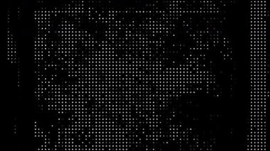 animasyon noktalar ve ızgara yarım ton soyut arkaplan, noktalı doku döngüsü animasyonu, modern dijital veri bilgi teknolojisi kavramı