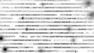 yüksek teknoloji ikili veri bilgileri soyut arkaplan, programlama için döngü animasyonu, bilgisayar kodlaması, hata konsepti