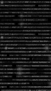 yüksek teknoloji ikili veri bilgileri soyut arkaplan, programlama için döngü animasyonu, bilgisayar kodlaması, hata konsepti