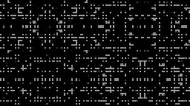 yüksek teknolojili noktalı yarım tonlu animasyon, pürüzsüz düz doku animasyonu, 3 boyutlu oluşturulmuş noktalar ve ızgara döngü animasyonu