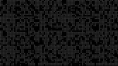 tek renkli animasyonlu yarım tonlu noktalı, pürüzsüz dokular, üç boyutlu şekillendirilmiş noktalar ve ızgara animasyonu