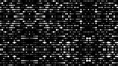 Noktalar ve ızgara soyut teknoloji arka planı, yüksek teknolojili noktalı animasyon pürüzsüz doku animasyonu