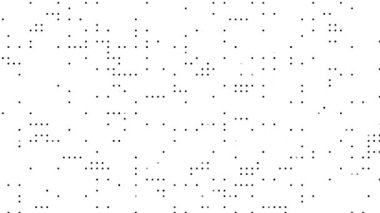 Noktalar ve ızgara soyut teknoloji arka planı, yüksek teknolojili noktalı animasyon pürüzsüz doku animasyonu