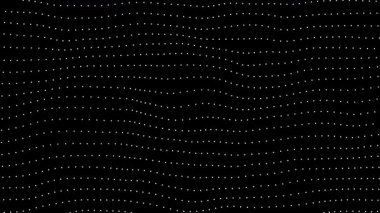 Yarım ton geometrik desen animasyon dokusu arka planı, modern veri bilgi teknolojisi için 3D animasyon