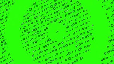 Yarım tonluk noktalı doku hareketi tasarımı, yüksek modern teknoloji konsepti için animasyon