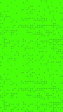yeşil ekran noktaları ve ızgara yarım ton dokusu antika, eski film efektleri için animasyon