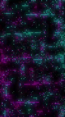 Yüksek teknoloji soyut animasyon yarım ton noktalı modern dijital fütüristik teknoloji arka planı