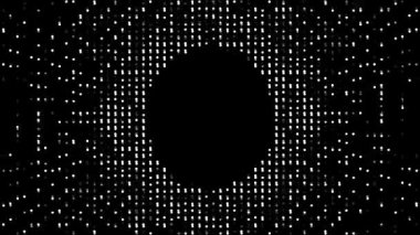 Yarım ton noktalı doku arka planı, dijital modern fütürist noktalar ve ızgara deseni soyut canlandırılmış arkaplan