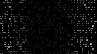 Kusursuz soyut teknoloji yarım ton noktalı doku arka plan animasyonunu örtüyor