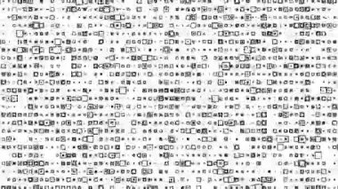 Merhaba teknolojik hareket arkaplanı, beyaz arkaplanda titreşen noktalar