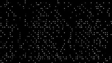 Noktaların hareket ettirildiği soyut bir arkaplan. Sihirli noktalar ya da soluk noktalar