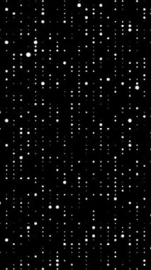 soyut dijital noktalar rastgele hareket eden arkaplan beyaz ve siyah