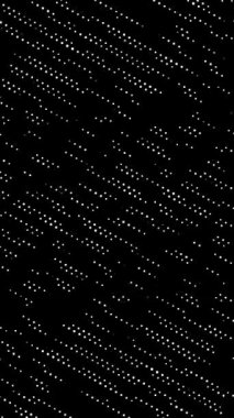 soyut dijital noktalar rastgele hareket eden arkaplan beyaz ve siyah