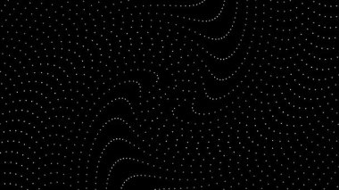 animasyon teknolojisi rastgele noktalar ve solgunluk içeren karanlık arkaplan.