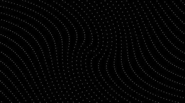animasyon teknolojisi rastgele noktalar ve solgunluk içeren karanlık arkaplan.