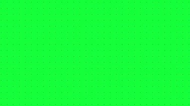 yeşil ekran soyut yarım tonlu noktalar ve ızgara titreşimli animasyon