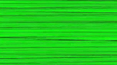 Yeşil ekran arızalı döngü animasyonu, analog TV kötü sinyal, vhs hasarlı, 90 'lar teknolojisi, eski film retro vintage etkisi, birleştirme için mükemmel.