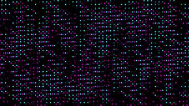 Soyut teknoloji yarım ton noktaları dokusu arka plan animasyonunu örtüyor