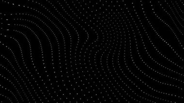 Soyut teknoloji yarım ton noktaları dokusu arka plan animasyonunu örtüyor